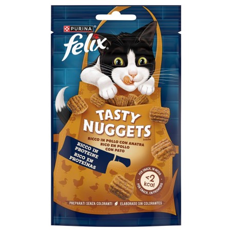 Snacks para gato - Felix Tasty Nuggets - Frango e pato