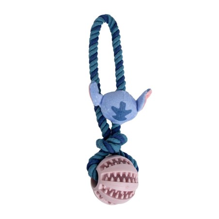 Brinquedo Stitch com bola e corda para cães - Marvel