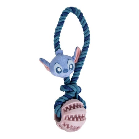 Brinquedo Stitch com bola e corda para cães - Marvel