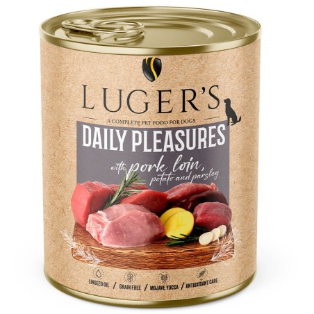 Luger's Daily Pleasures - Alimento húmido para cão adulto - Lombo de porco, batata e salsa