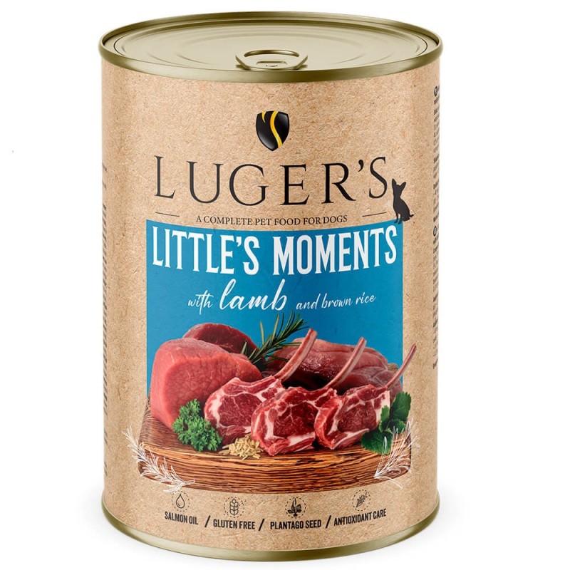 Luger's Little's Moments - Alimento húmido para cão adulto mini - Cordeiro e arroz integral