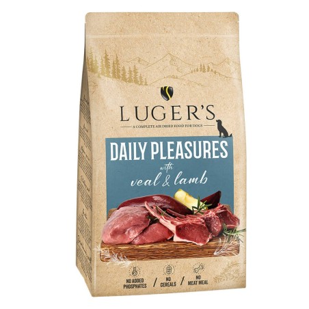 Luger's Daily Pleasures - Ração seca para cão adulto - Vitela e Cordeiro