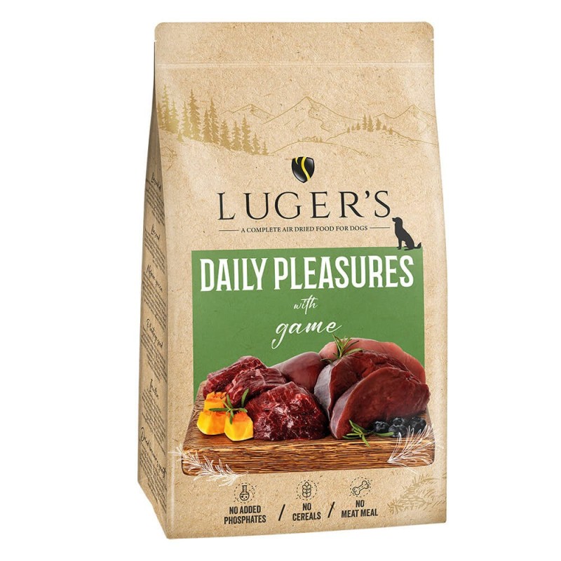 Luger's Daily Pleasures - Ração seca para cão adulto - Carne de caça