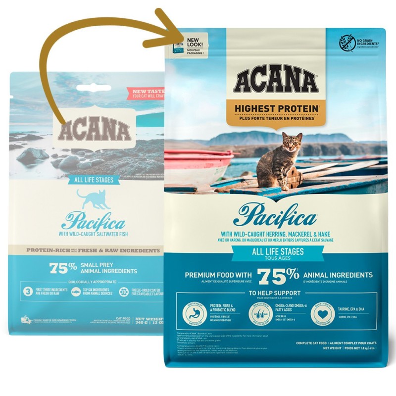 ACANA Pacifica - Ração seca para gato - Peixes