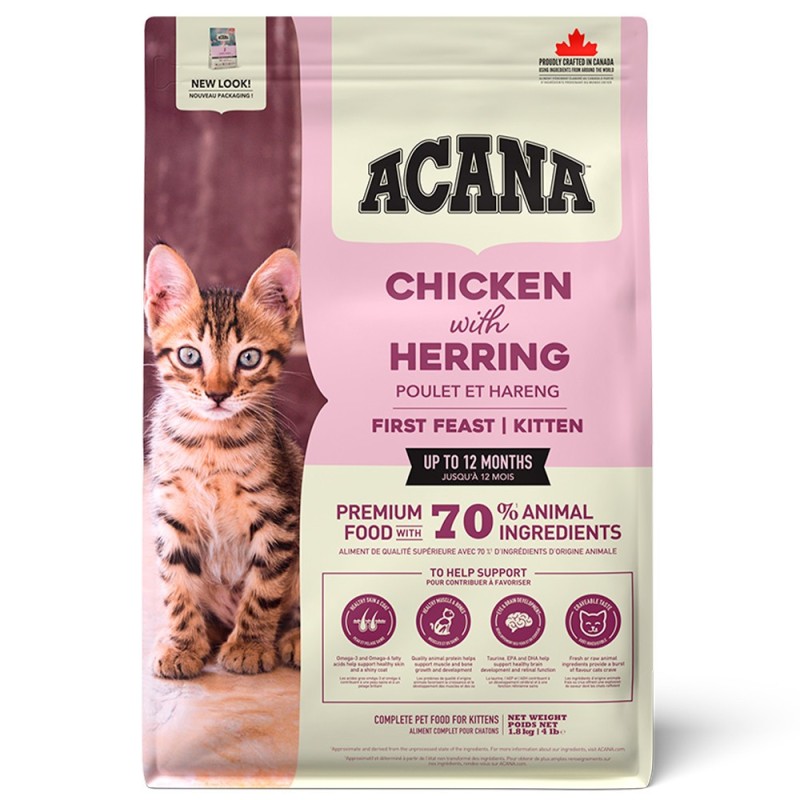 ACANA First Feast - Ração seca para gatinho - Frango e arenque