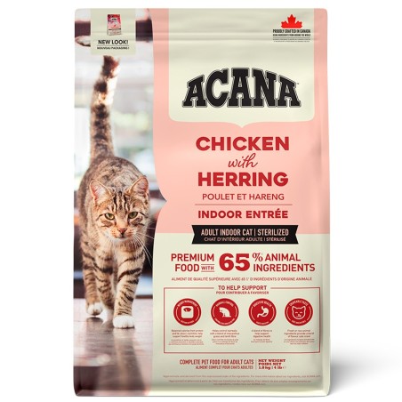 ACANA Indoor Entrée - Ração seca para gato adulto de interior - Frango e peru