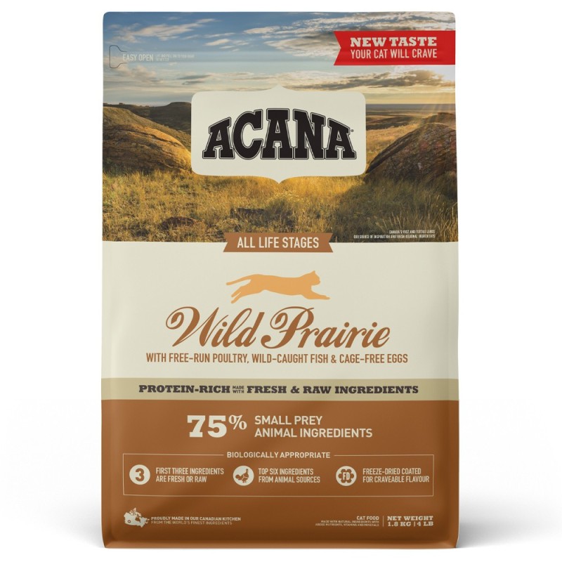 ACANA Wild Prairie - Ração seca para gato - Aves, peixe e ovos