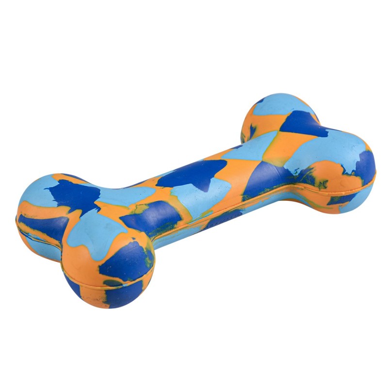 Osso de borracha multicolor para cães - Duvo Plus