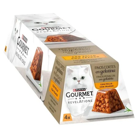 Gourmet Revelations Finos Pedaços em gelatina para gato - Frango