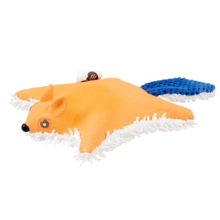 Esquilo voador de peluche e látex para cães - Duvo Plus