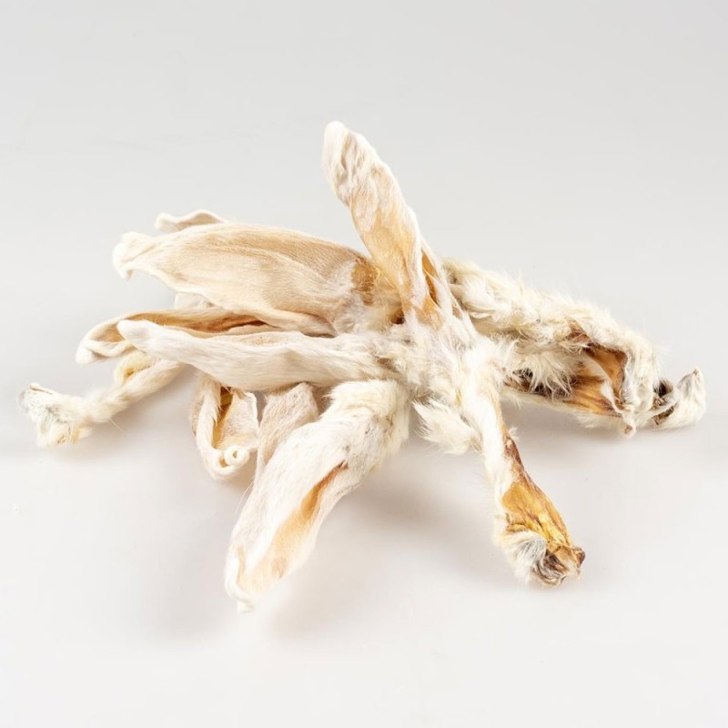 Orelhas de coelho natural para cão Farmz - Duvo Plus