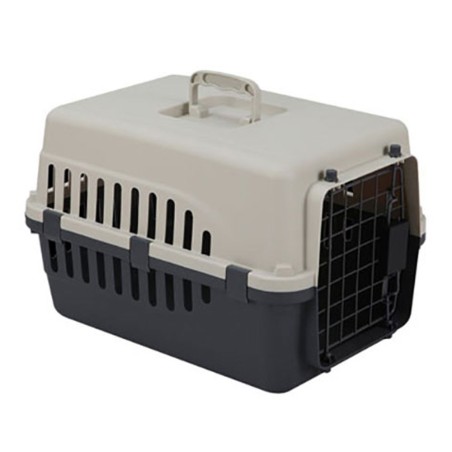 Transportadora com porta de metal para cães e gatos - Ribecan