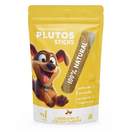 Sticks de queijo e frango para cão - Plutos