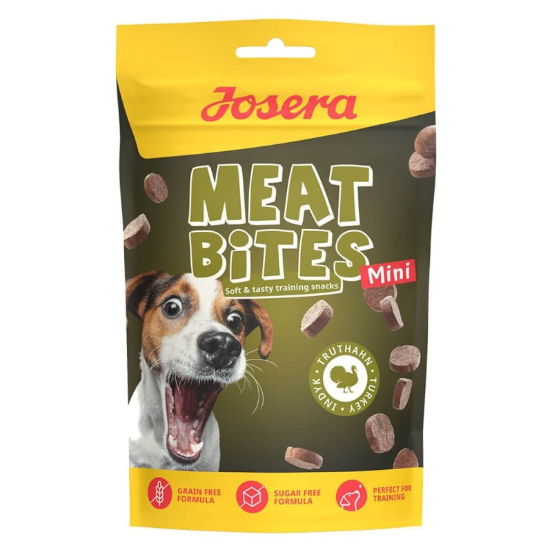 Josera Meat Bites Mini - Snacks macios para cão pequeno - Peru