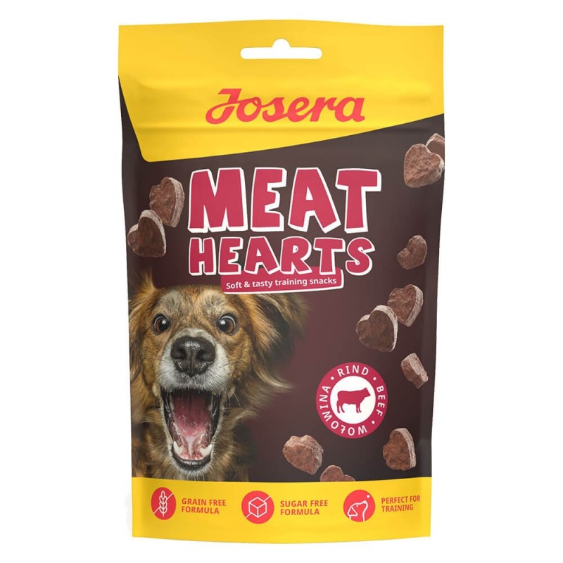 Josera Meat Hearts - Snack de treino para cão - Vaca