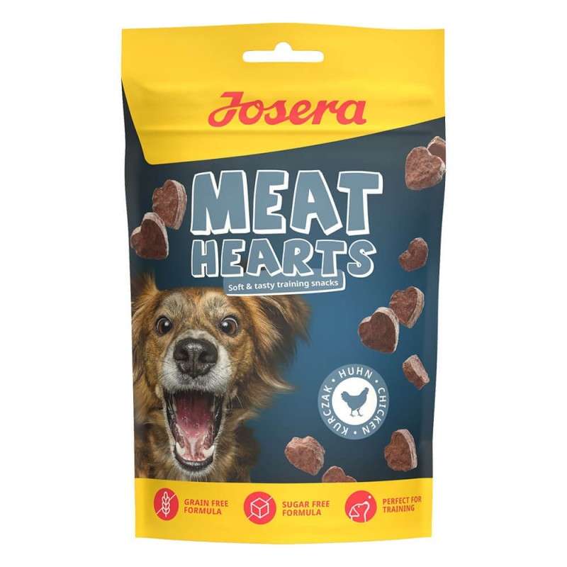 Josera Meat Hearts - Snack de treino para cão - Frango