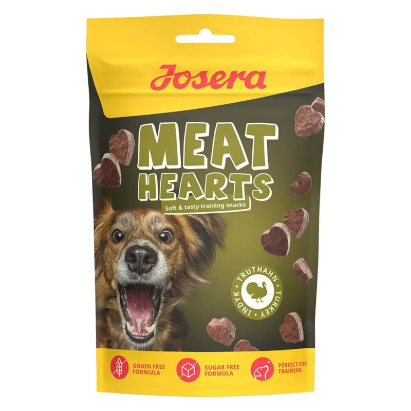 Josera Meat Hearts - Snack de treino para cão - Peru
