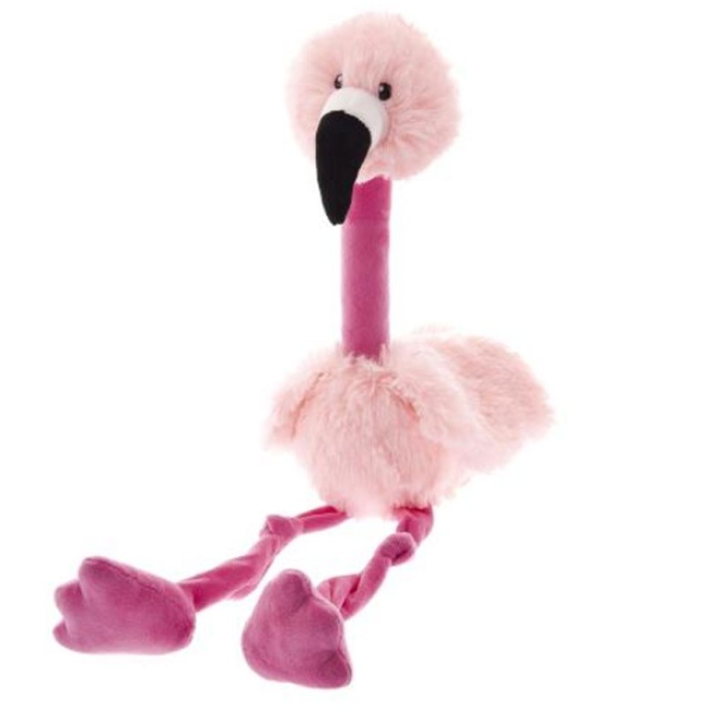 Flamingo em peluche para cães - Ferribiella