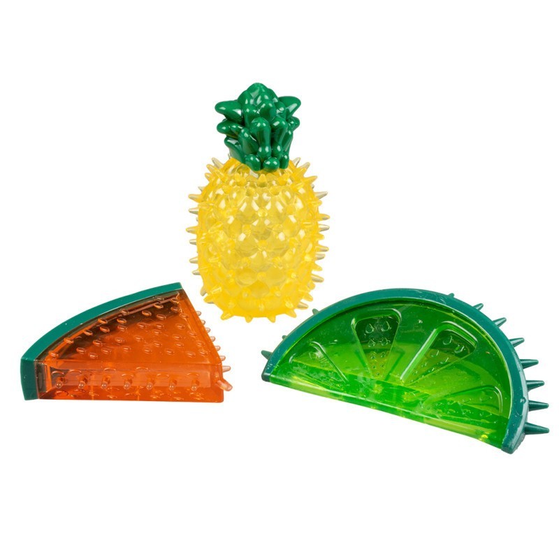 Frutas refrescantes de brincar para cães - Duvo Plus