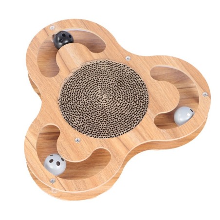 Brinquedo com arranhador de cartão Fidgistar para gato - Duvo Plus