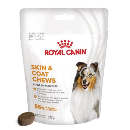 Royal Canin Skin & Coat Chews - Suplemento para cães com pele sensível