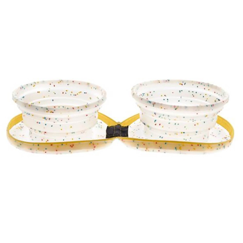 Taça de viagem Compact Confetti em silicone - Ferribiella
