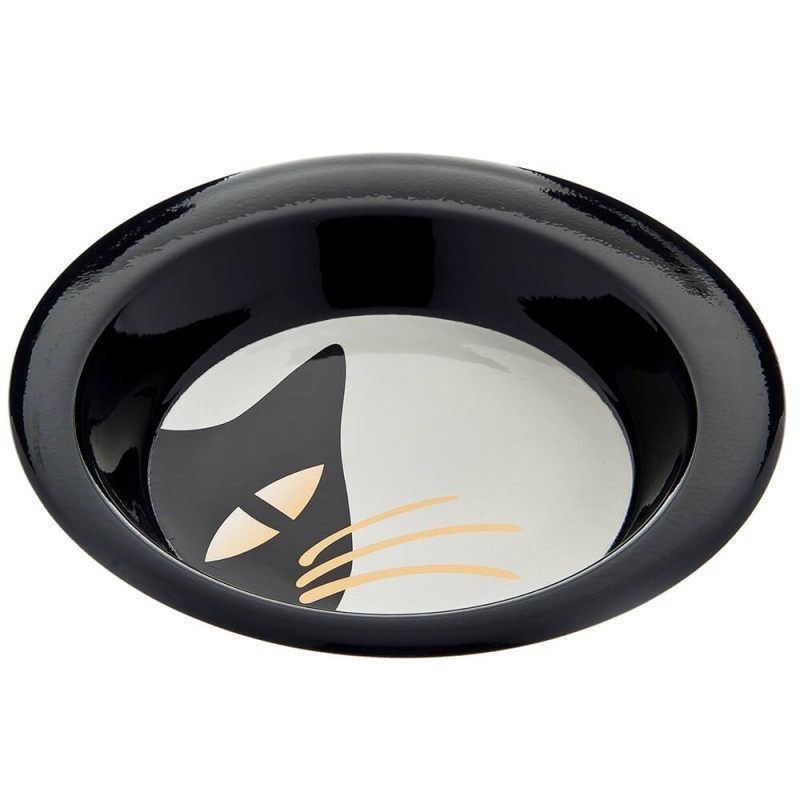 Taça em inox com desenho de gato - Ferribiella