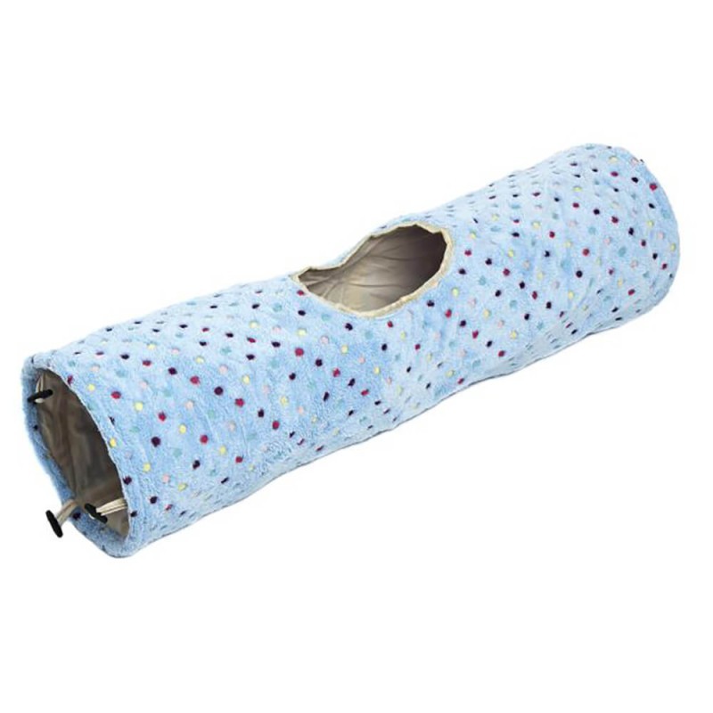 Túnel de tecido de peluche para gato - Ferribiella