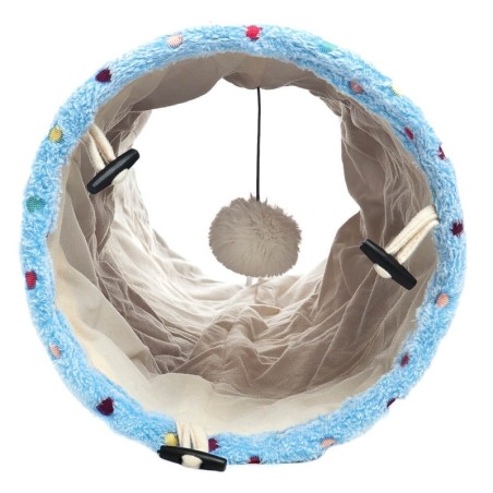 Túnel de tecido de peluche para gato - Ferribiella