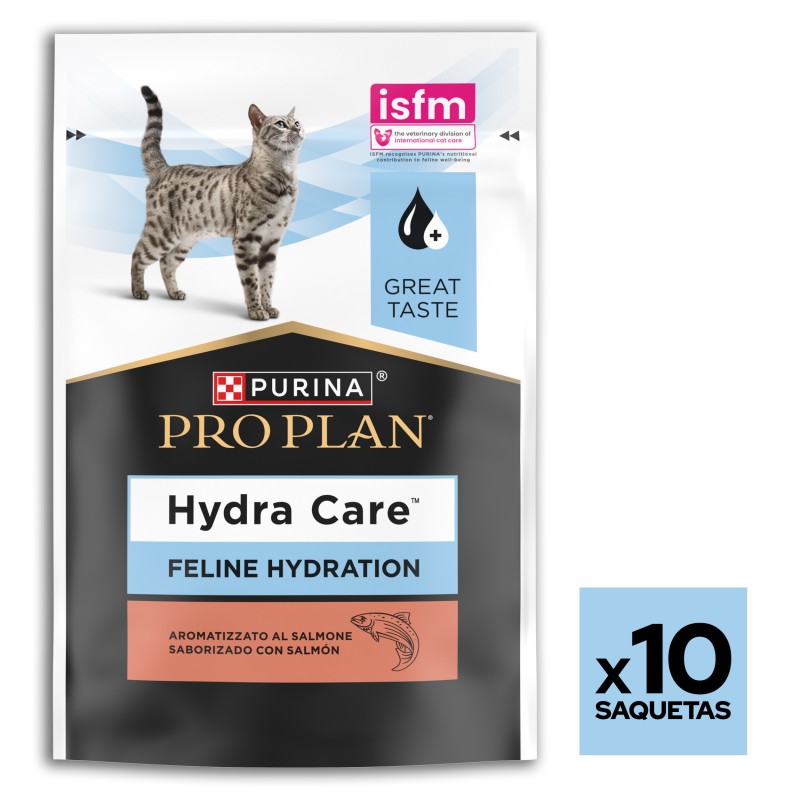 Pro Plan VD Hydra Care - Alimento húmido complementar para gato adulto para maior hidratação - Salmão
