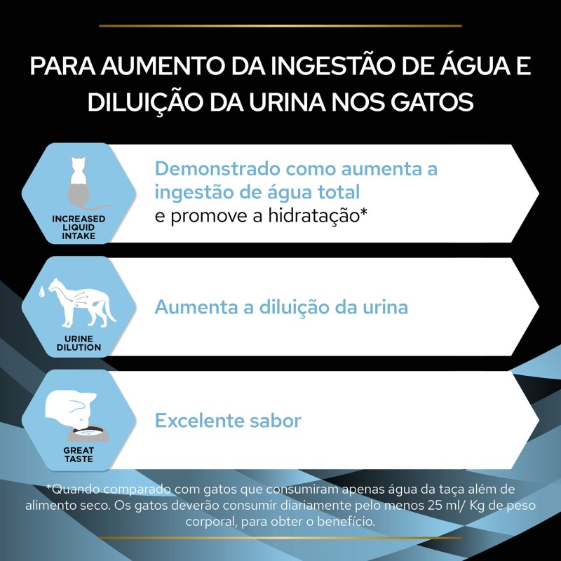 Pro Plan VD Hydra Care - Alimento húmido complementar para gato adulto para maior hidratação - Salmão