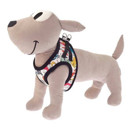 Peitoral Motif Chiens Naifs para cães - Ferribiella