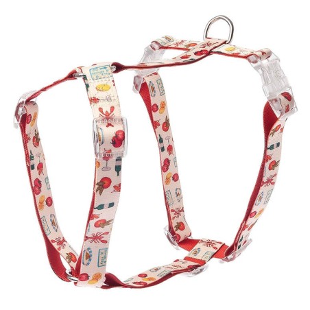 Peitoral Motif Les Gourmands para cão - Ferribiella