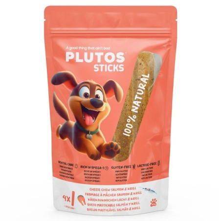 Sticks de queijo e salmão para cão - Plutos