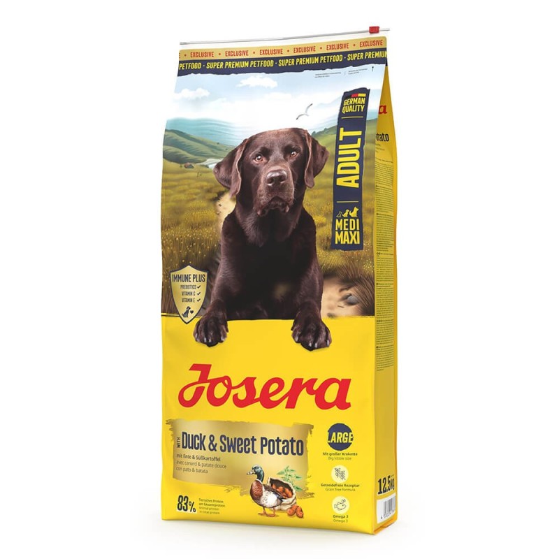 Josera Pato e Batata doce Grainfree - Ração seca para cão adulto de porte médio e grande