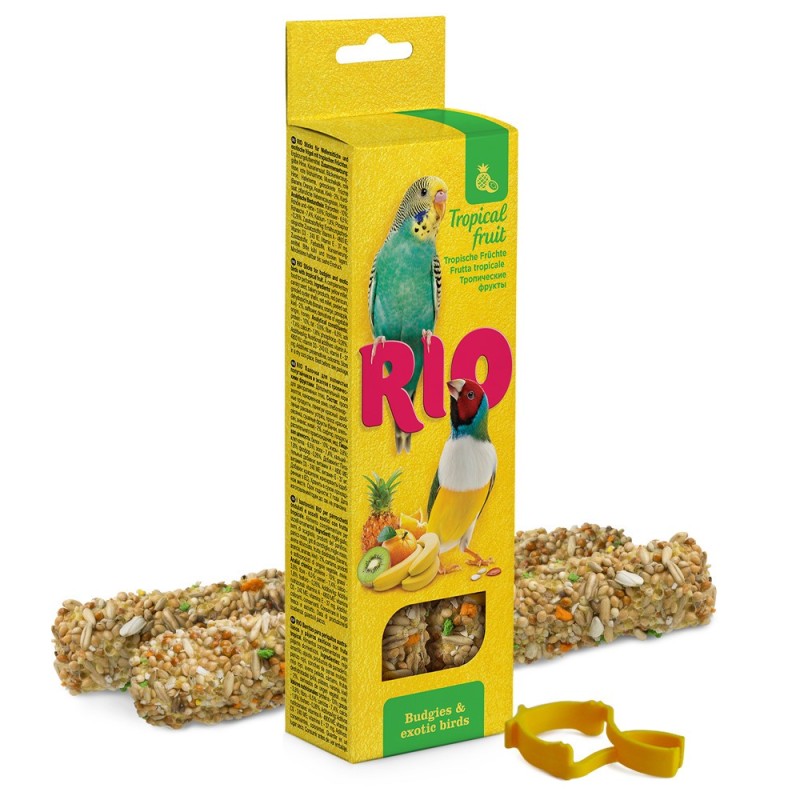 Snack de frutos tropicais para pássaros exóticos e periquitos - RIO