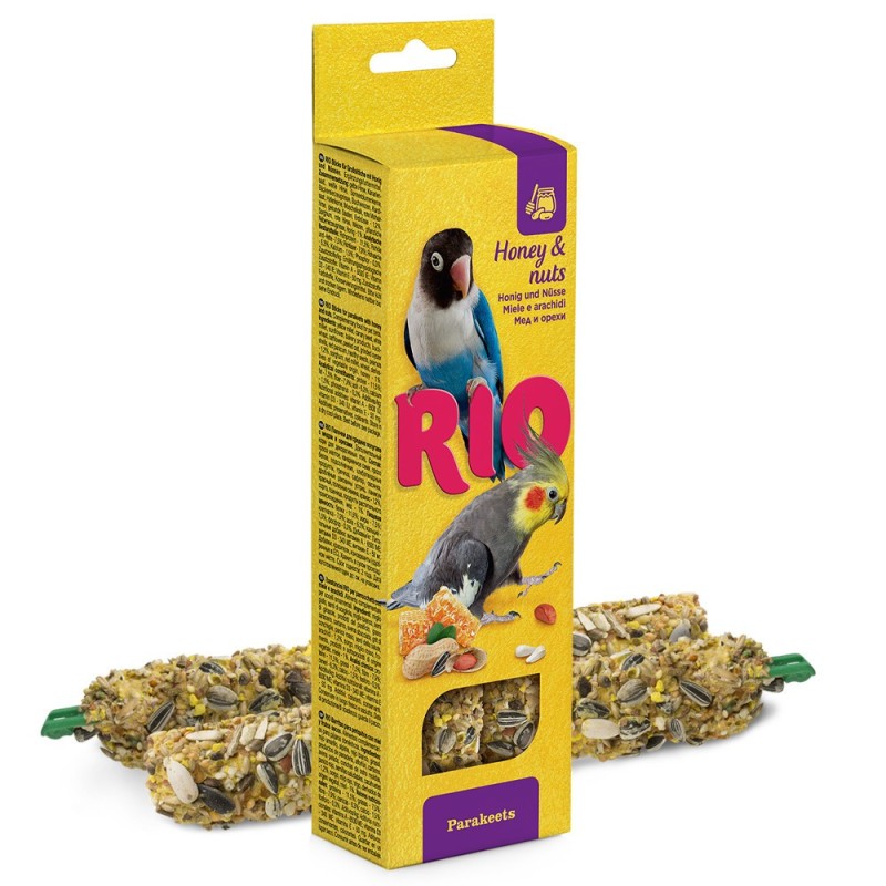 Snack de mel e nozes para grandes periquitos - RIO