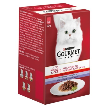 Alimento para gato Gourmet Mon Petit Seleção com Carnes