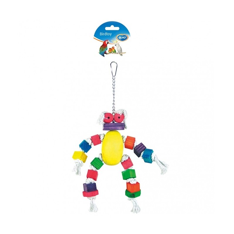 Boneco madeira e cordas para aves Duvo Plus
