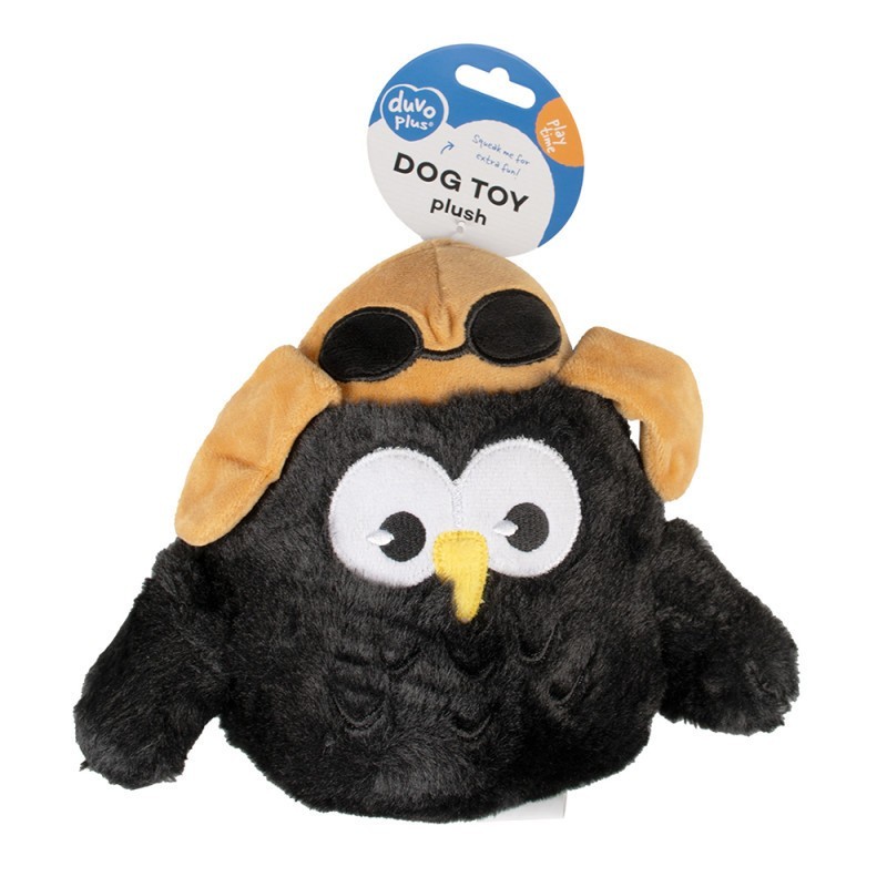 Piloto de peluche com som para cão - Duvo Plus