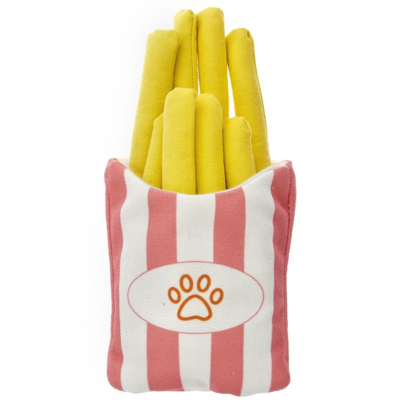 Batatas fritas de lona com som para cães - Ferribiella