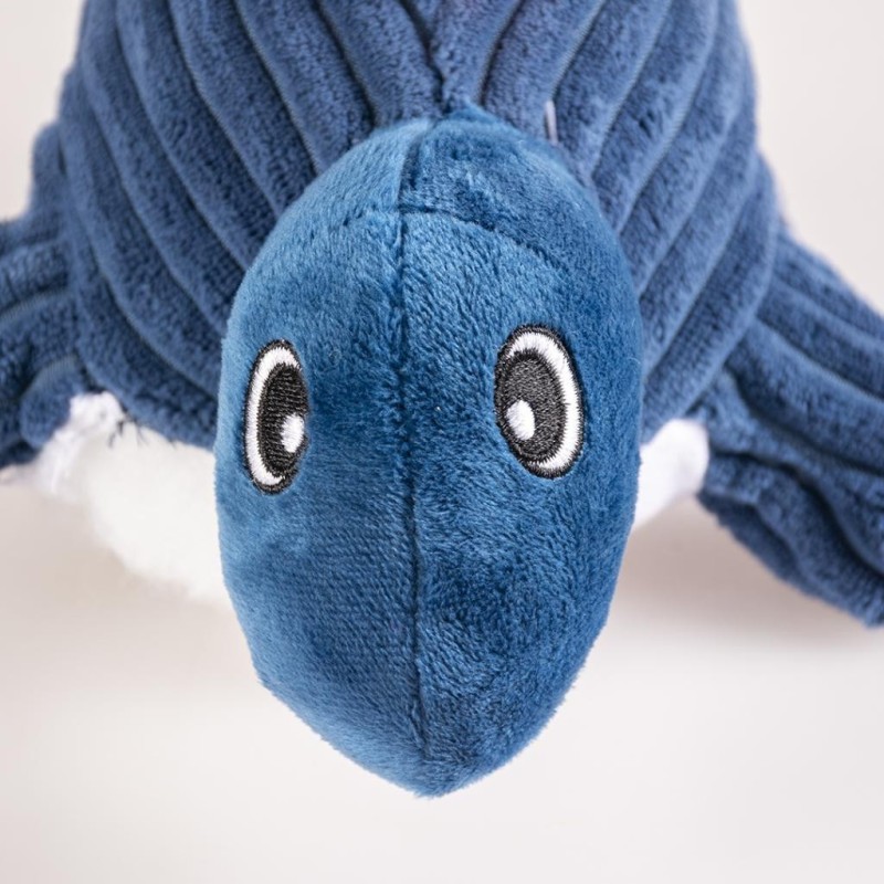 Dinossauro Stegosaurus azul de peluche para cães - Duvo Plus