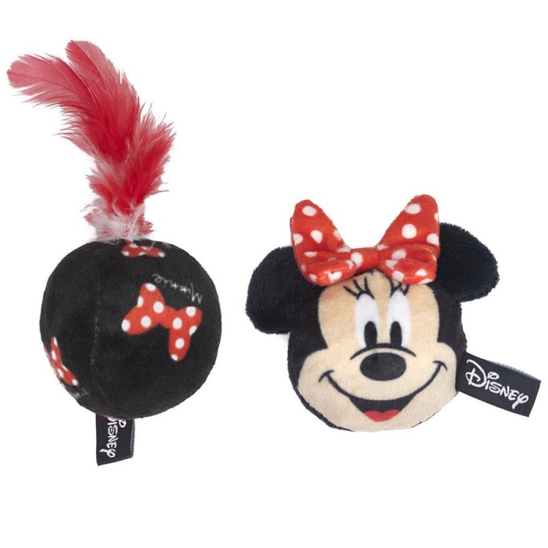 Boneca com pena Minnie Mouse para gatos - Disney