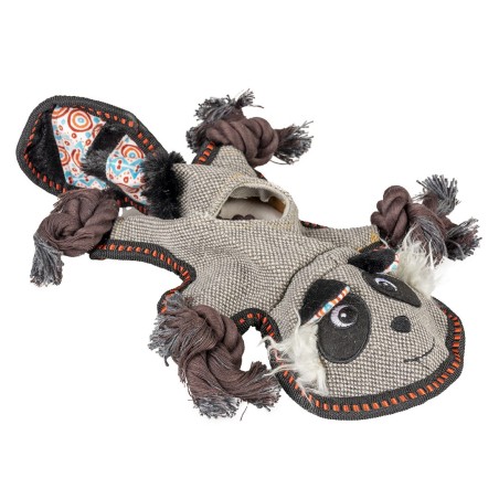Guaxinim de tecido cinza Canvas para cães - Duvo Plus