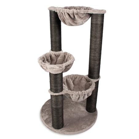 Arranhador Blake preto e castanho para gatos - Duvo Plus