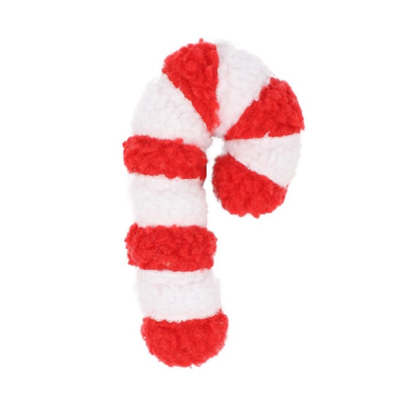 Bengala de Natal de peluche para cães - Ferribiella