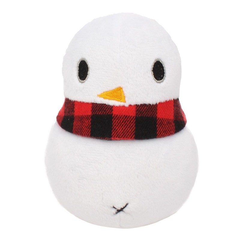 Boneco de neve de Natal de peluche para cães - Ferribiella