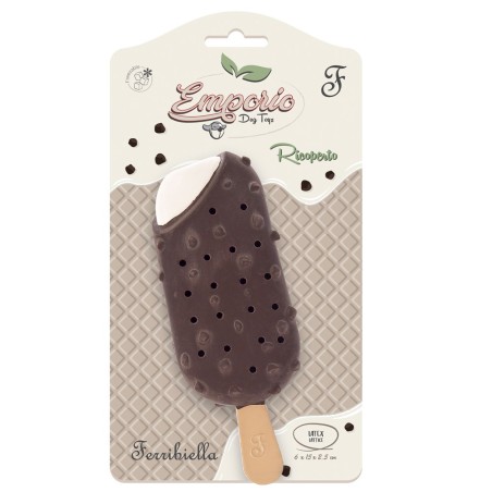 Brinquedo refrescante para cães - Gelado de chocolate - Ferribiella