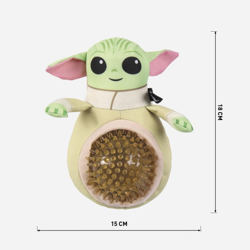 Peluche com bola Baby Yoda para cães - The Mandalorian