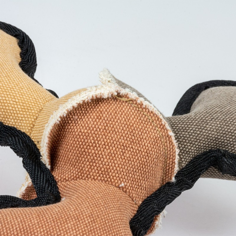 Osso Boomerang em tecido Canvas para cães - Duvo Plus